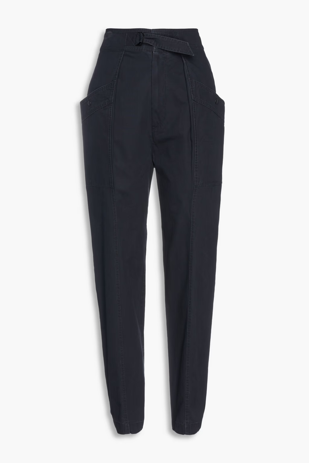Charcoal Zilyae pleated cotton tapered pants | ISABEL MARANT ÉTOILE | THE OUTNET | The Outnet (US and CA)