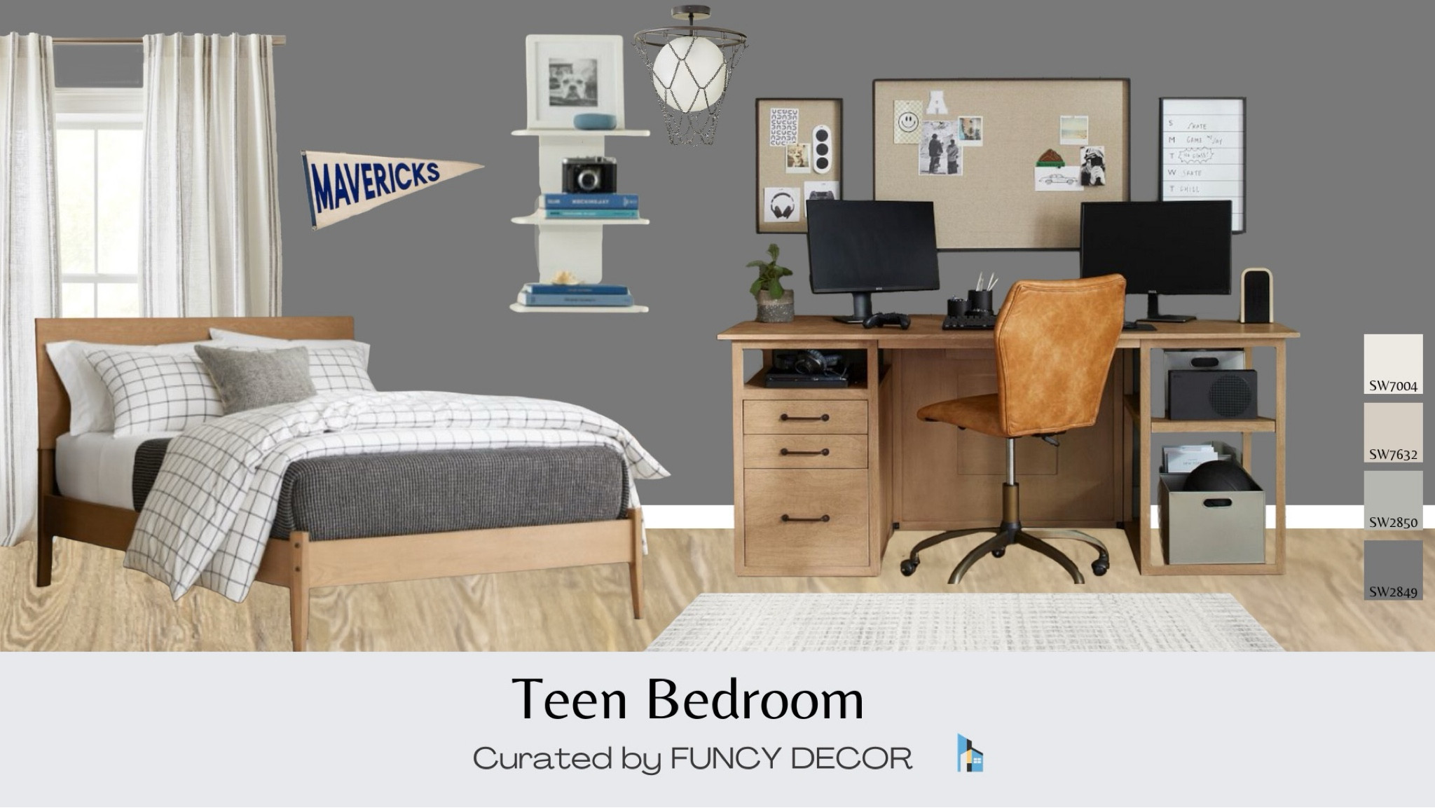 This perfect teen retreat is styled with pieces from Pottery Barn and West Elm

#LTKFamily #LTKStyleTip #LTKHome
