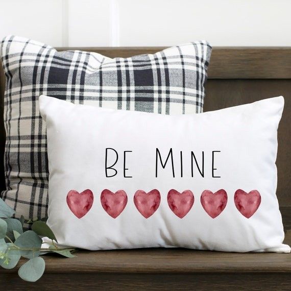 Valentines Pillow Be Mine | Etsy (US)