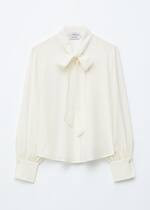 Tie-Neck Silk Blouse | H&M (UK, MY, IN, SG, PH, TW, HK)