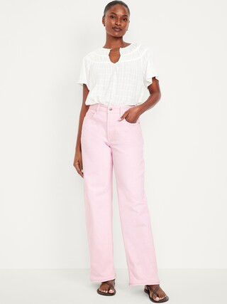 Curvy Extra High-Waisted Wide-Leg Jeans | Old Navy (US)