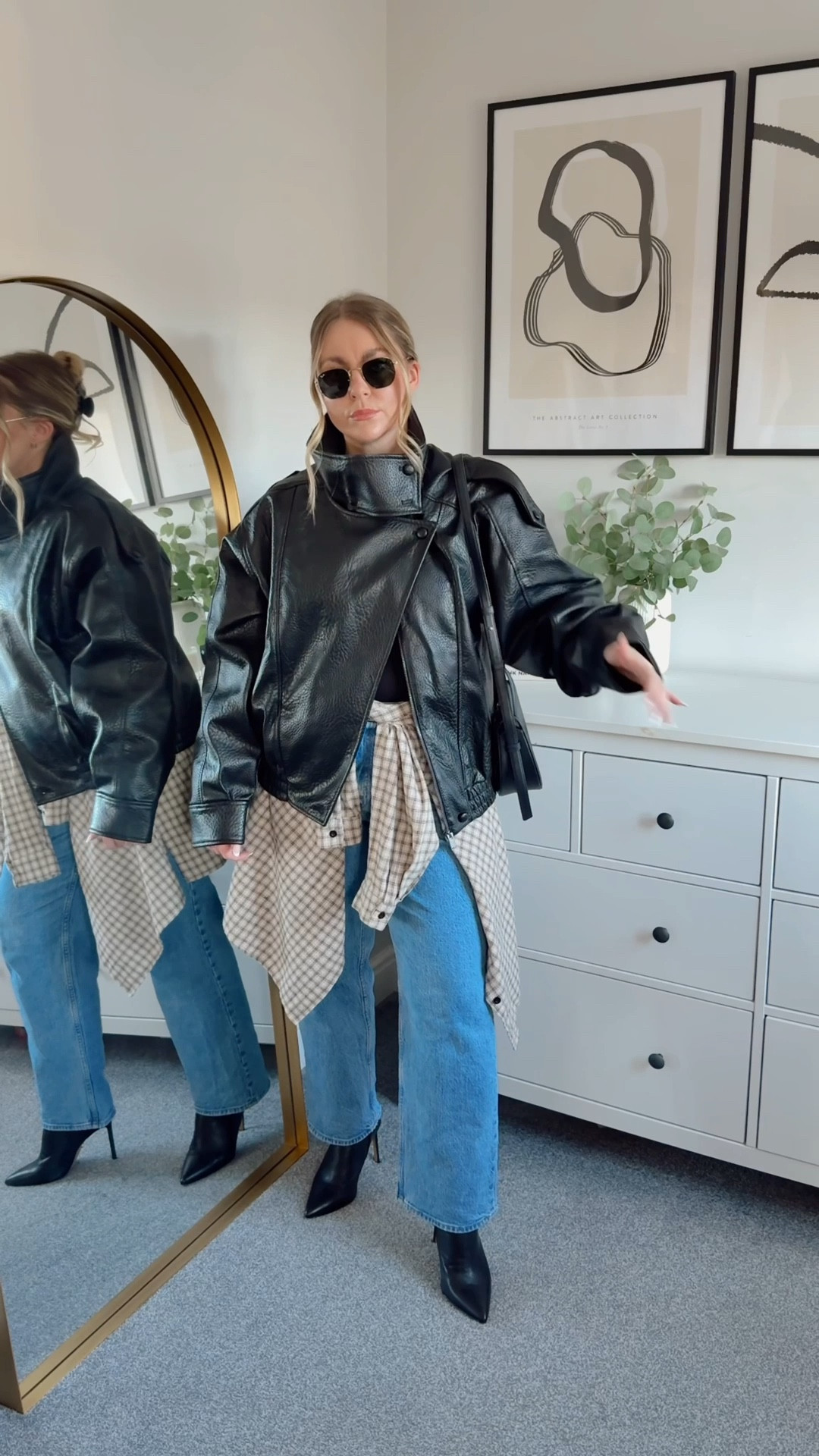 The midsize trend review - the waist shirt 👔🖤 what do we think girlies? Is it cute or …?

#LTKMidsize #LTKootd #LTKgrwm