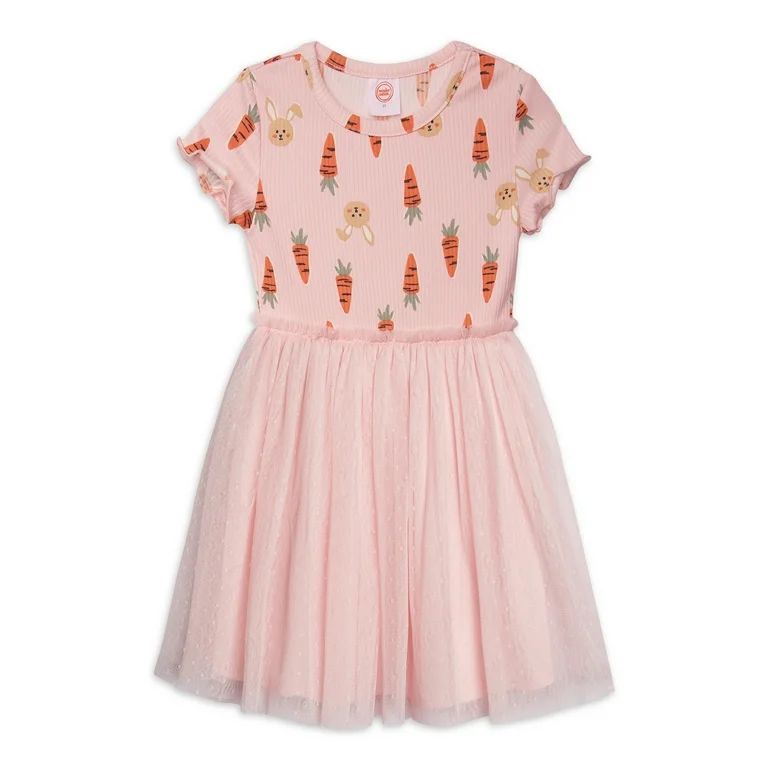 Wonder Nation Toddler Girl Easter Tutu Dress, Sizes 2T-5T | Walmart (US)