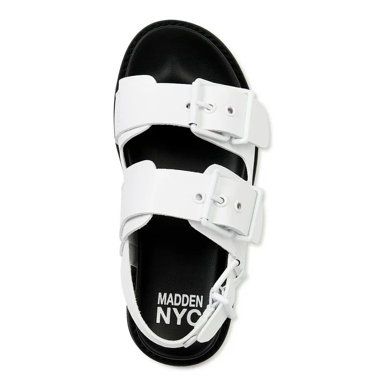 Madden NYC Girls 2 Buckle Flatform Sandals, Sizes 12-6 | Walmart (US)