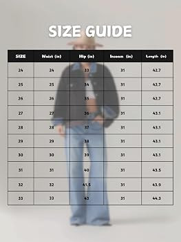 Women's Adjustable Wasit Baggy Jeans with Snap-Button Waistband Wide Straight Leg High Rise Jeans... | Amazon (US)