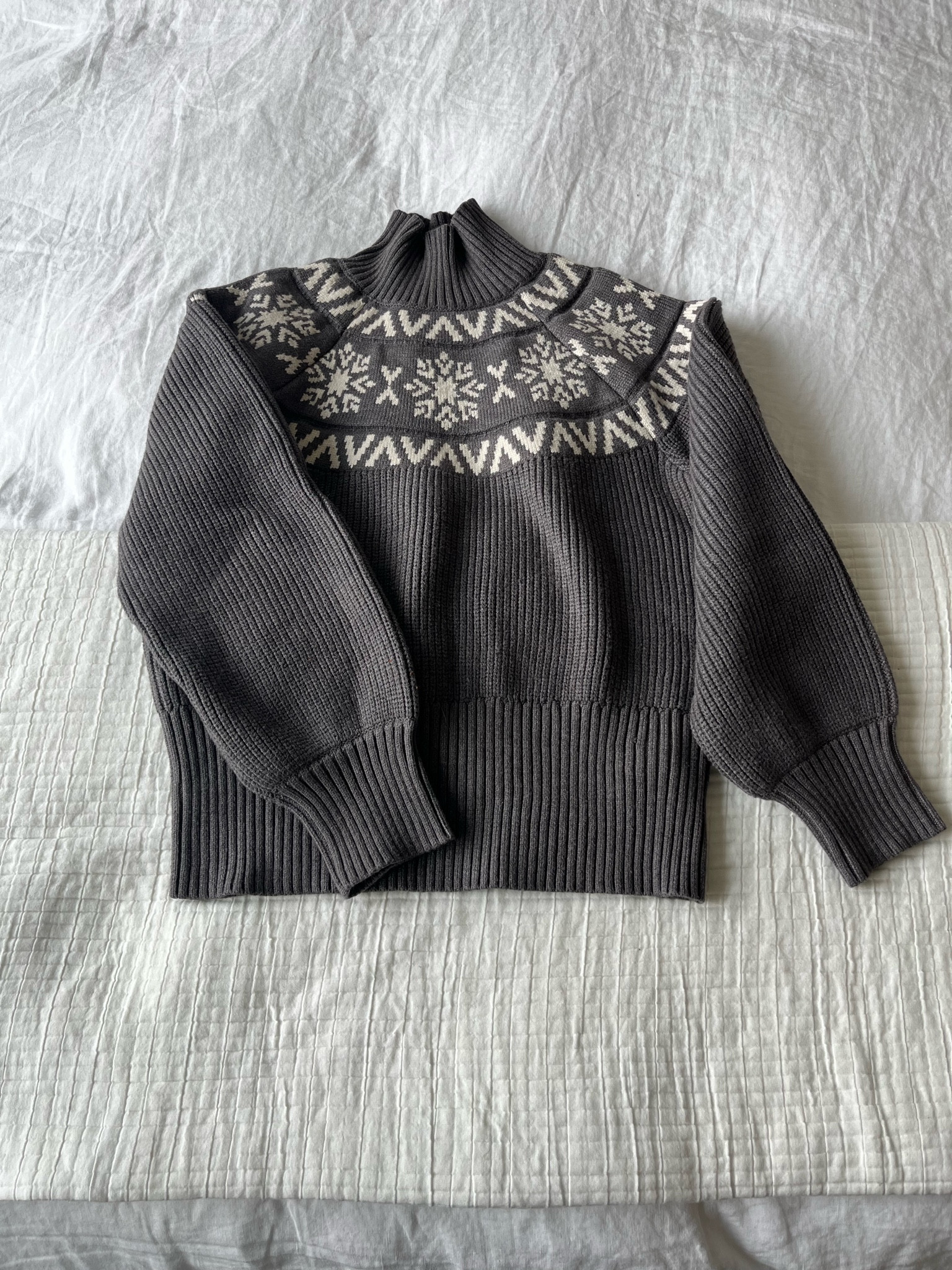 Winter Varley sweater! I paired this with gray leggings and a metallic silver puffer jacket. 

Ski trip, ski sweater, winter sweater, Varley, gray sweater, turtleneck sweater, snowflake sweater, winter knit 

#LTKStyleTip #LTKSeasonal #LTKTravel