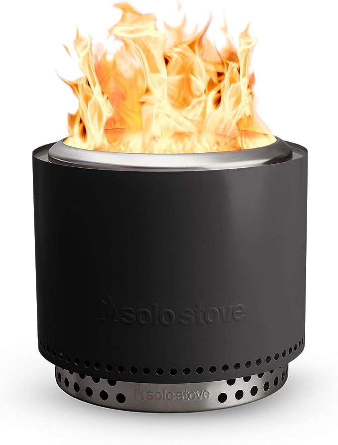 Solo Stove Bonfire 2.0 with Stand, Smokeless Fire Pit | Wood Burning Fireplace w/Removable Ash Pa... | Amazon (US)