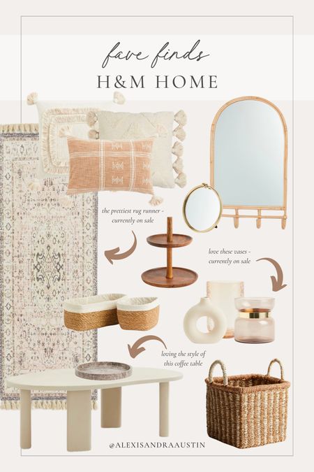 My fave H&M home finds - including some of my favorites from their spring sale!

Home finds, spring refresh, living room refresh, rug runner, throw pillow, vase finds, woven basket, mirror finds, coffee table, furniture faves, marble tray, sale alert, deal of the day, affordable finds, H&M home, neutral home, aesthetic decor, shop the look!

#LTKhome #LTKSeasonal #LTKstyletip