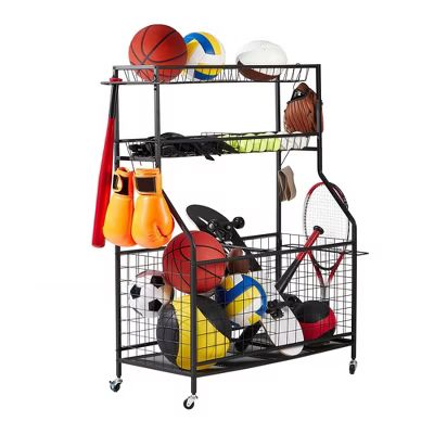 LUGO Garage Sports Equipment Organizer with Wheels | Target