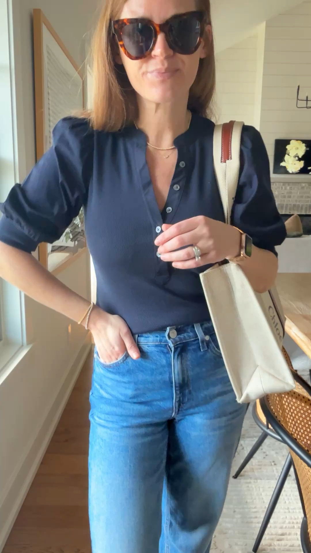 Top size xs
Jeans size 26 SHORT, I went up a size and I’m 5’4 for height referencee


#LTKgrwm #LTKdayinmylife #LTKootd