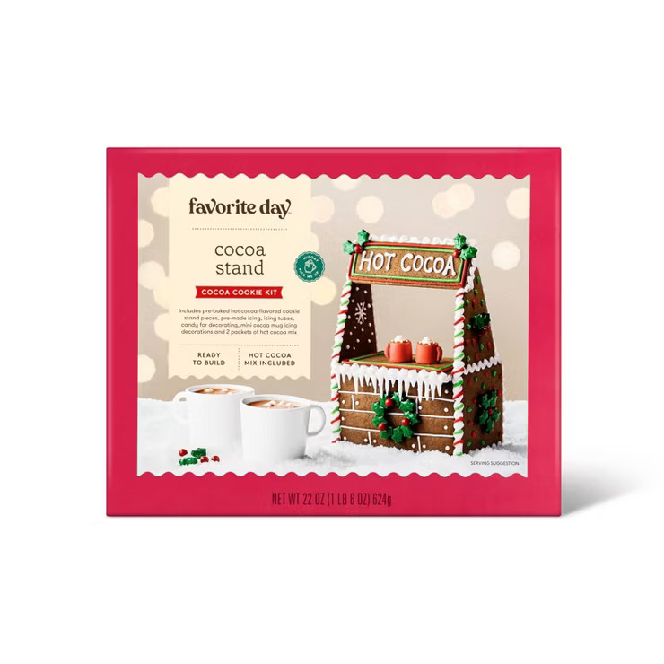 Hot Chocolate Stand Chocolate Cookie Kit with Icing and Cocoa Mix - Favorite Day™ | Target