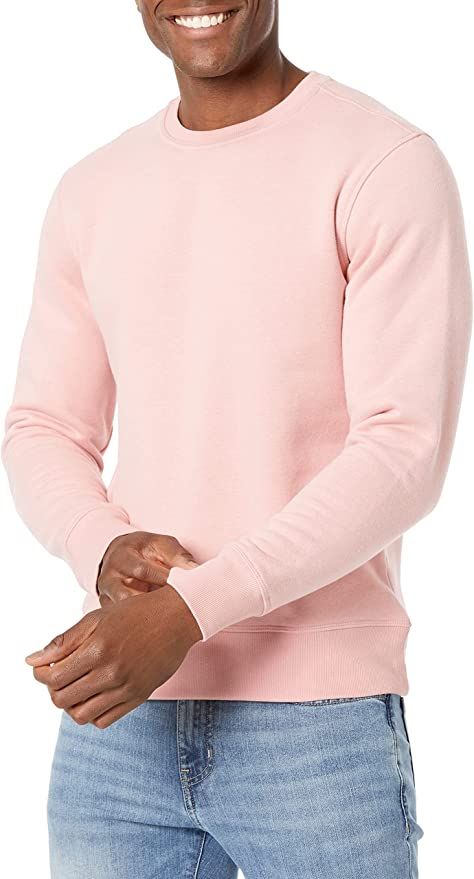 Amazon Essentials Men's Fleece Crewneck Sweatshirt (Available in Big & Tall) | Amazon (US)