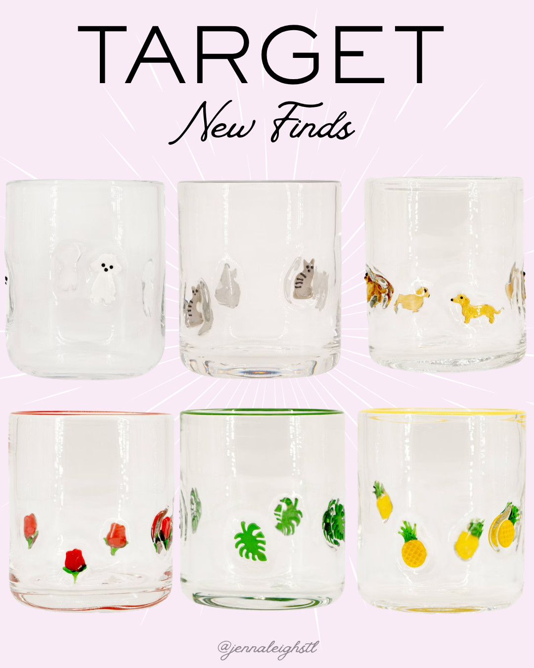 New Target find. These Madison Home icon juice glasses are going viral and come in so many fun designs! 

 #LTKfoodie #LTKSeasonal #LTKHome