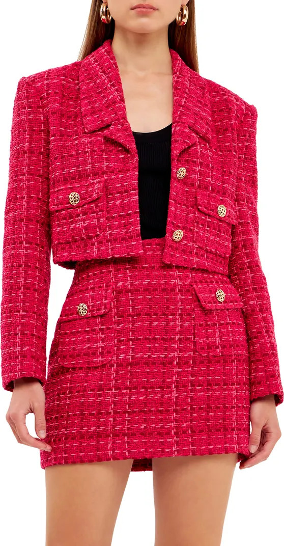 Tweed Crop Blazer | Nordstrom