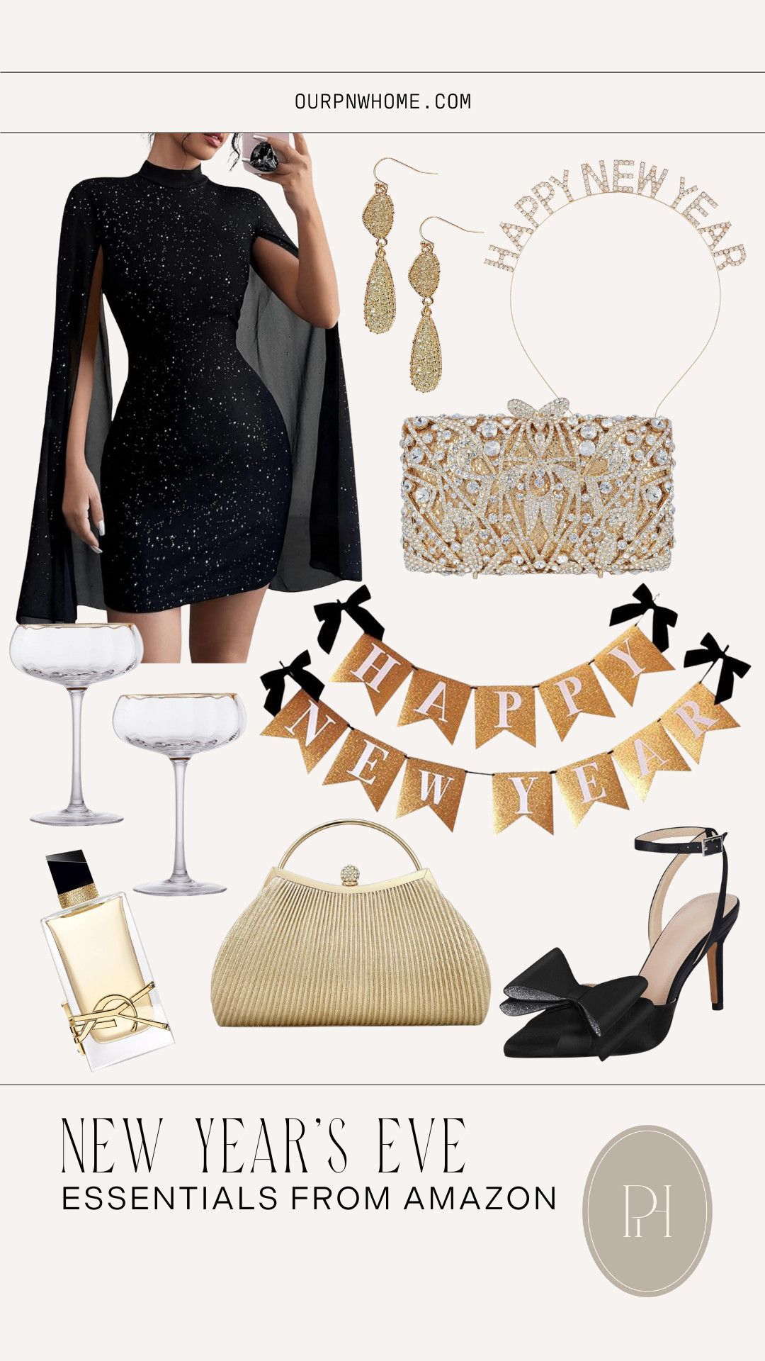 New Year's Eve Essentials from Amazon!

sparkly dress, little black dress, LBD, holiday party looks, holiday party dress, black pumps, black high heels, bow heels, Happy New Year headband, NYE banner, New Year's Eve party, champagne coupes, champagne glasses, women's fragrance, perfume, sparkly earrings, gold clutch, rhinestone clutch, sparkly handbag 

 #LTKHoliday #LTKootd #LTKSeasonal