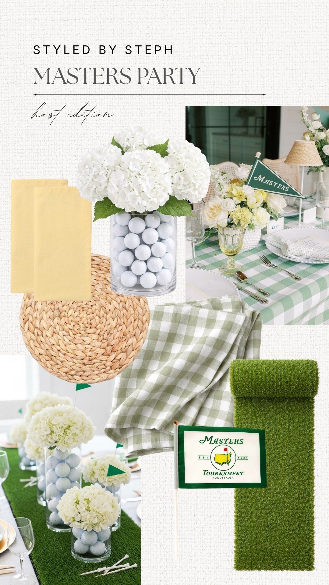 Word on the street is The Masters is happening next weekend… and apparently we’re hosting a party ⛳️💚

If you’re anything like me, last-minute hosting + aesthetic vibes = Amazon + Walmart to the rescue with FAST delivery being the real MVP.

I pulled together the cutest Masters-inspired decor finds that give you that elevated golf party feel without the stress—think classic greens, preppy details, and effortless entertaining that looks way more expensive than it is.

Perfect for a Masters watch party, spring gathering, or any excuse to bring those iconic golf course vibes straight to your home 🏌️‍♂️✨



#LTKHome #LTKSeasonal #LTKU