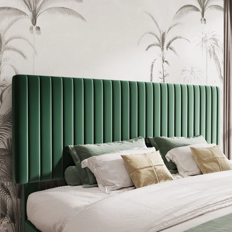 Willa Arlo™ Interiors Dunphy Upholstered Platform Bed with Adjustable Headboard & Reviews | Way... | Wayfair North America