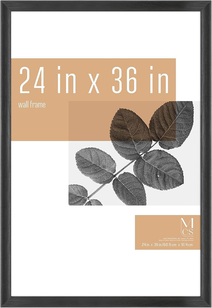 MCS STUDIO GALLERY 2 FRAME 24X36 BLACK WOODGRAIN | Amazon (US)