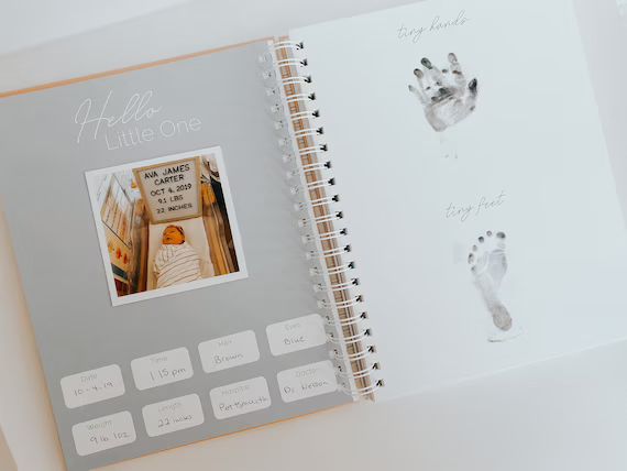 Baby Book  Personalized Baby Book  Baby Memory Book  Baby - Etsy | Etsy (US)