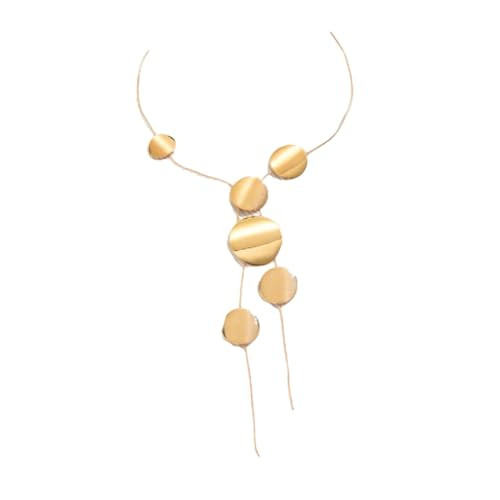 Simple Collarbone Chain Trendy Pendant Necklace Fashionable Neck Jewellery Decorative Neck Chain ... | Amazon (US)