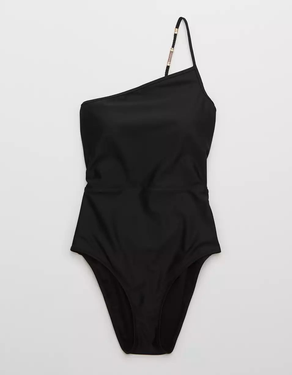 Aerie One Shoulder One Piece Swimsuit | American Eagle Outfitters (US & CA)