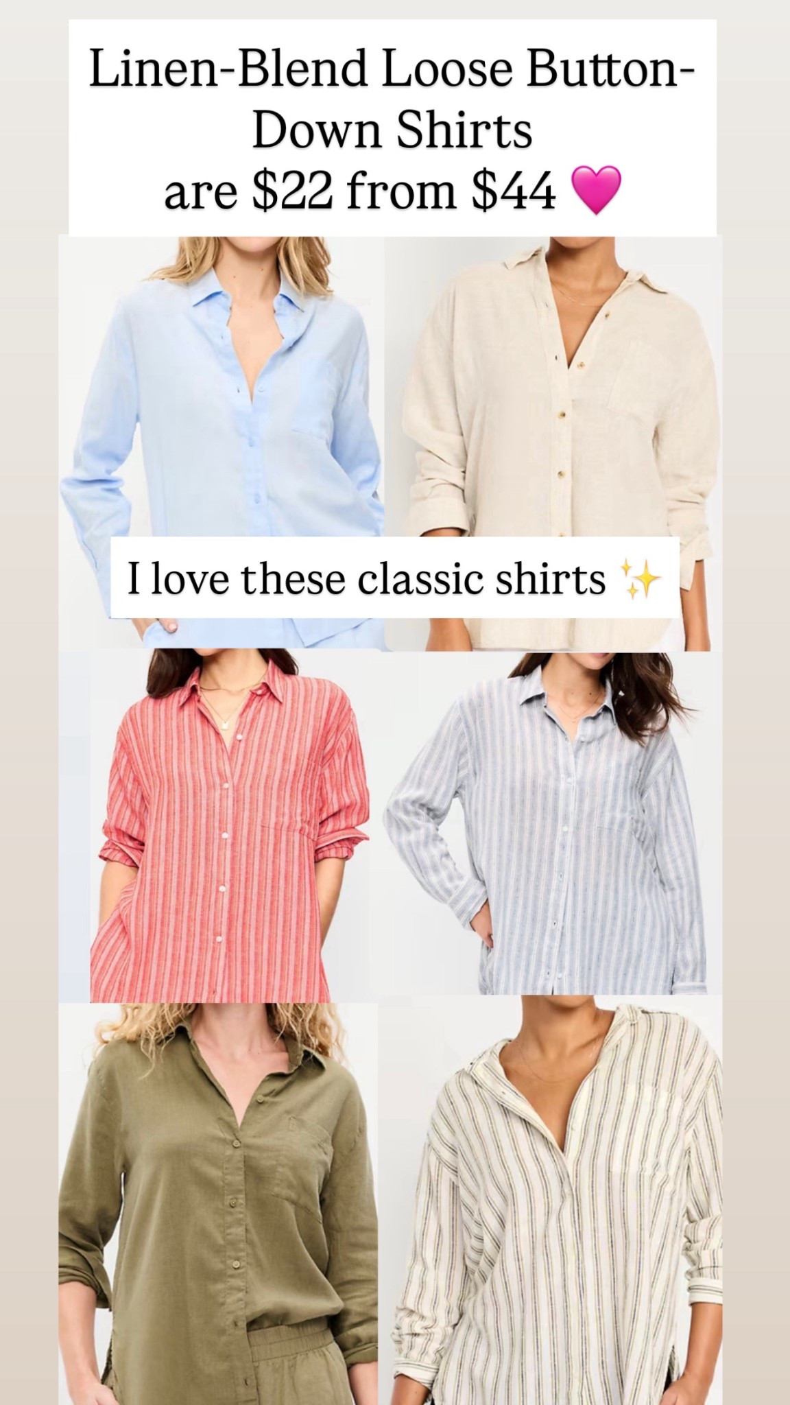 Linen-Blend Loose Button-Down Shirts are $22

#LTKgrwm #LTKSaleAlert