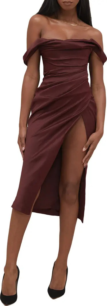HOUSE OF CB Rhoda Off the Shoulder Corset Dress | Nordstrom | Nordstrom