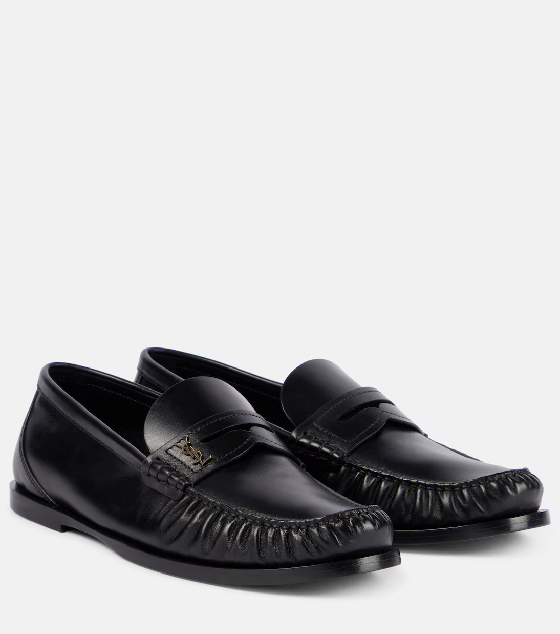 Laurent leather penny loafers | Mytheresa (UK)