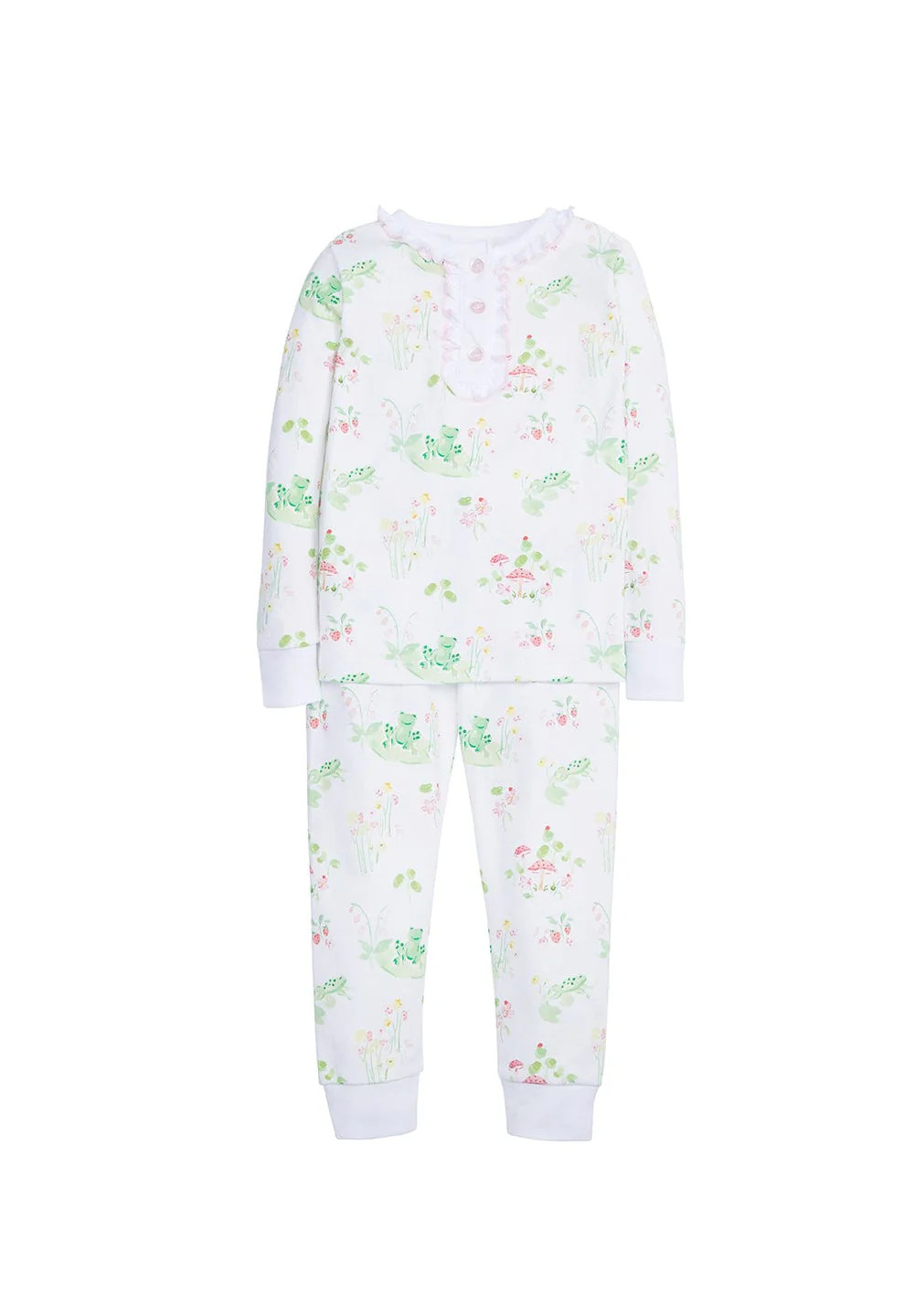 Girl Printed Jammies - Frogs | Little English