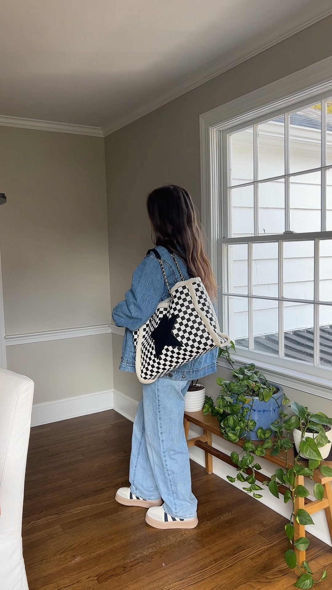 jean jacket - XXL 
pants - tts 

#LTKshoecrush #LTKSeasonal #LTKfindsunder50