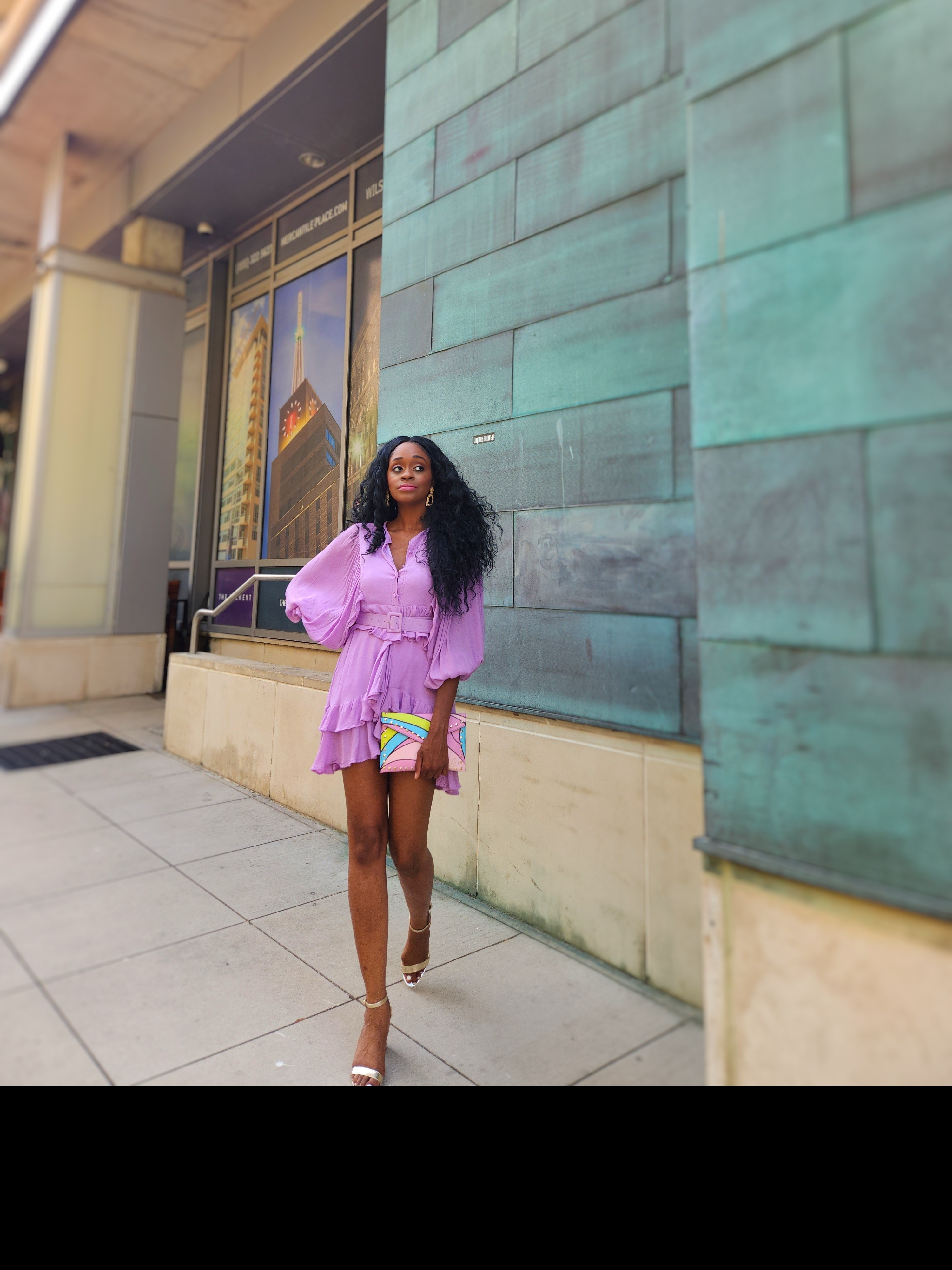 Exaggerated bubble sleeve,Lavender pink mini dress with belt

#LTKStyleTip #LTKParties #LTKFindsUnder100