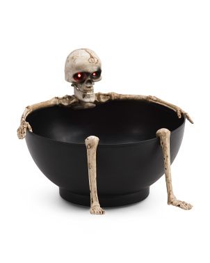 Animated Skeleton Candy Bowl | TJ Maxx