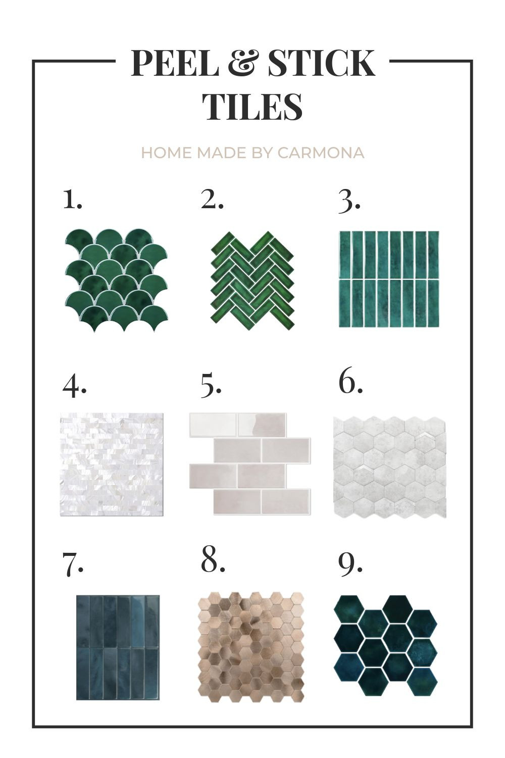 Peel & Stick tiles 

 #LTKHome