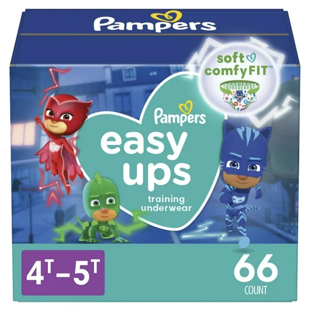 Pampers Easy Ups PJ Mask Training Pants Boys Size 4T/5T 66 Count (Select for More Options) | Walmart (US)