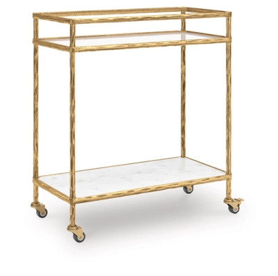 Plattfield Bar Cart | Ashley Homestore