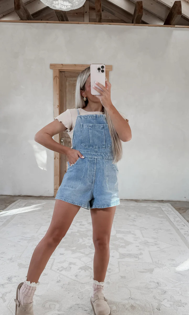 Nash Trip Denim Overalls | CK Squared Boutique