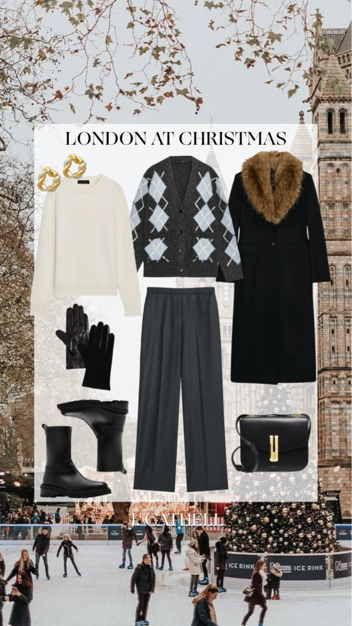 I’ve been dreaming of taking my oldest daughter to London since before she was even one. I actually planned this trip for her first birthday — but life had other plans when I shockingly found out I was pregnant with #2! So this adventure has been 13 years in the making, and it’s finally happening this Christmas. 🎄

London is my favorite city in the world — I’ve been visiting since I was 15 — and it’s become a tradition to go either with my sister or for one-on-one time with each of my girls. Two years ago I took my middle daughter, and next time it’ll be my youngest’s turn.

This wardrobe is an almost exact replica of what I’ll be wearing every day — chic layers that balance warmth, comfort, and that polished festive feel. The fur vest adds an extra layer of warmth without bulk, while each top has been intentionally chosen to look beautiful indoors, where you’re often taking photos in stunning settings like Daphne’s, Sketch, or Claridge’s tea room. I wanted pieces with texture, shine, or feminine detail — think soft metallic knits, bow-tie blouses, and subtle shimmer — so you still feel festive once the coat comes off.

We have a 3PM reservation at Daphne’s this year, the perfect time for photos and a late afternoon show after. If we can stay awake, there will definitely be dinner after, too. 😅 London just fills me up — the lights, the energy, the timelessness — there’s truly no better feeling. 🇬🇧✨

#LondonAtChristmas #LondonTravel #HolidayStyle #LondonOutfits #TravelWithKids #MotherDaughterTrip #JCInsider #FestiveFashion #WhatToWearInLondon #LondonStyle

#LTKTravel #LTKStyleTip #LTKOver40