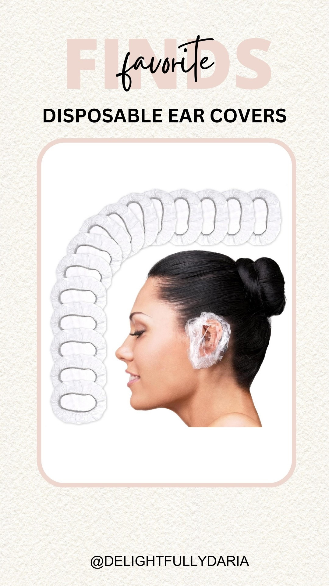 Amazon Finds: Disposable Ear Covers for washing hair or showering. Great for showering or washing your hair with fresh ear piercings

#LTKFindsUnder50