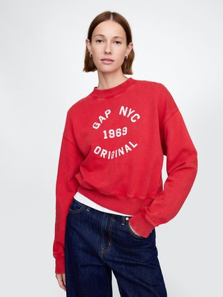 Heavyweight French Terry Cropped Sweatshirt | Gap (US)