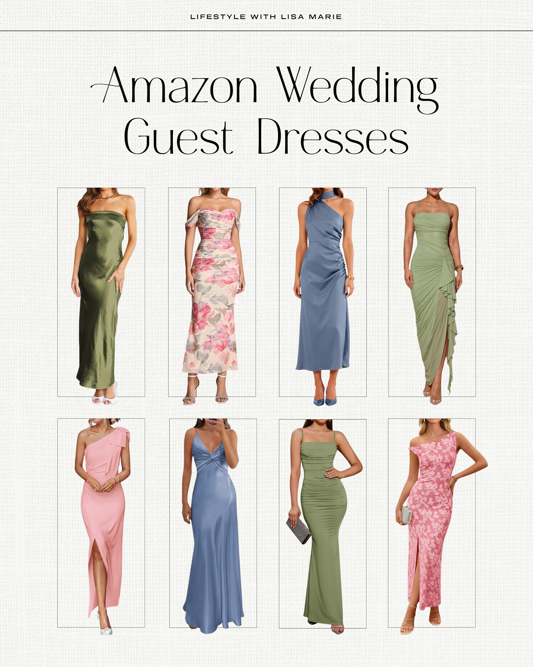 Amazon wedding guest dresses for spring and summer. Floral, silk and satin dresses. Asymmetrical, one shoulder, off the shoulder and strapless dresses. Midi and maxi dresses for weddings.  

 

#LTKSeasonal #LTKPetite #LTKWedding