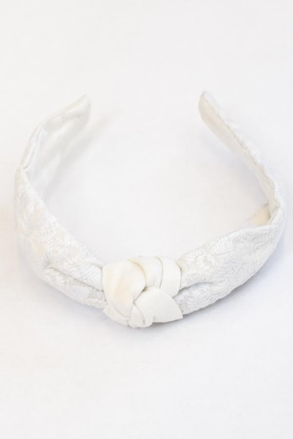 The Mona Headband - White | The Impeccable Pig