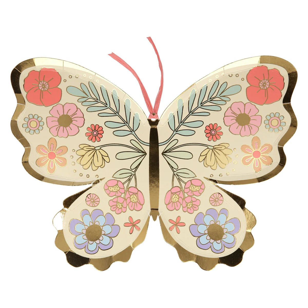 Floral Butterfly Plates (x 8) | Meri Meri