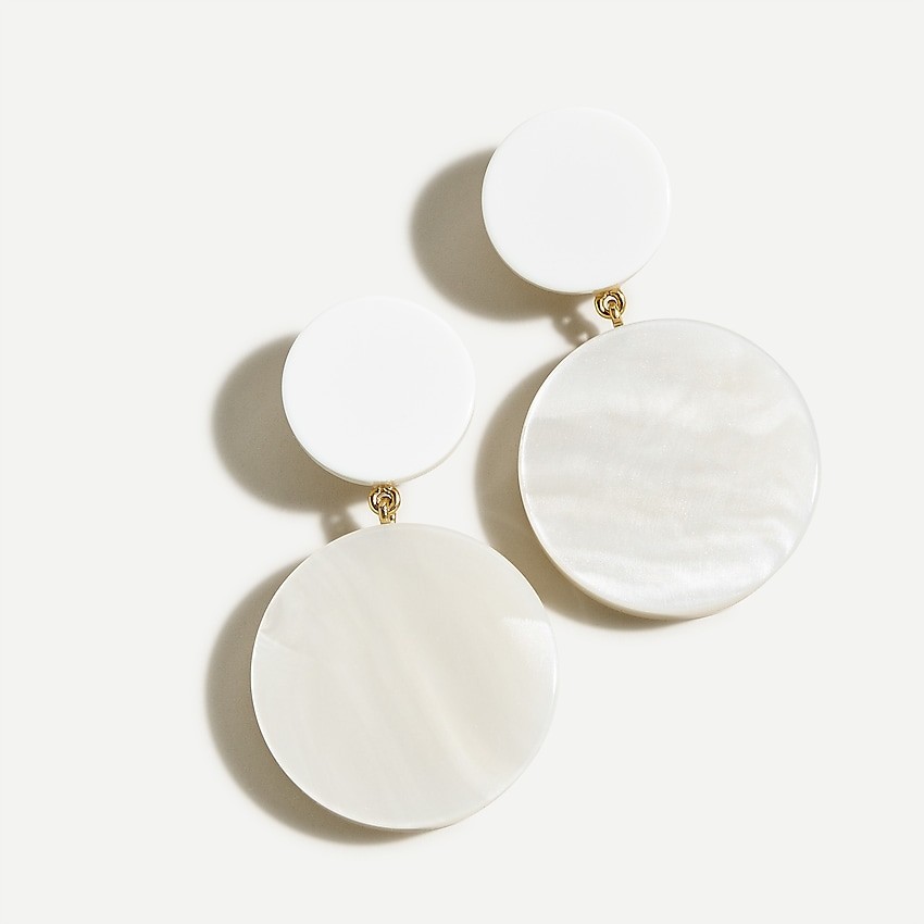 Made-in-Italy acetate statement earrings | J. Crew US