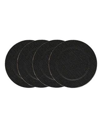 Godinger Black Chargers Set of 4 & Reviews - Dinnerware - Dining - Macy's | Macys (US)