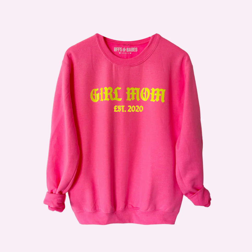 ESTABLISHED AF ♡ personalizable girl mom sweatshirt | BFFS & BABES