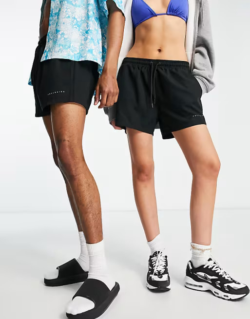 COLLUSION Unisex shorts in black | ASOS (Global)