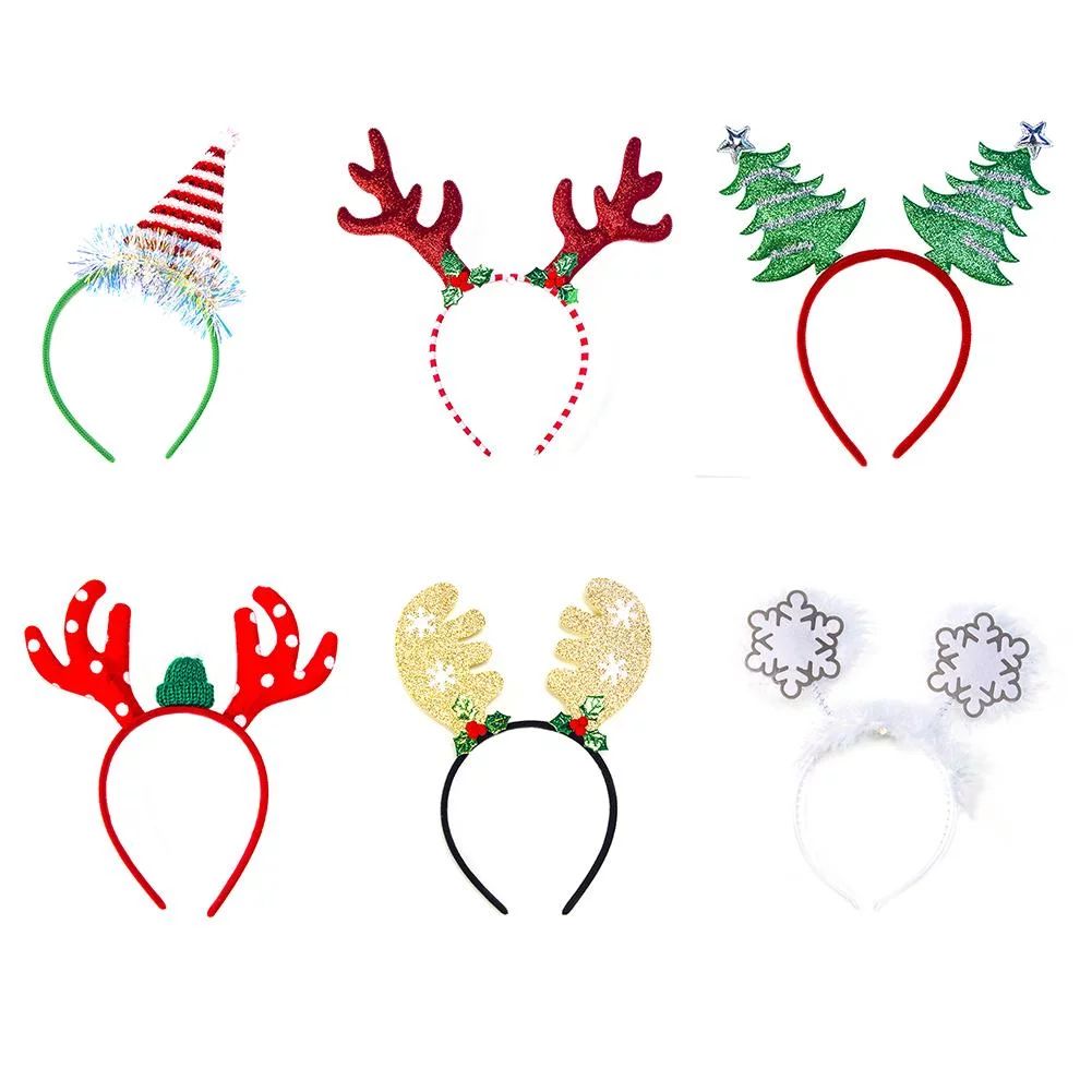 Coffix Inc Christmas Antlers Head Hook Cute Headband for Adult Kid Gift Head Accessory(Style Rand... | Walmart (US)