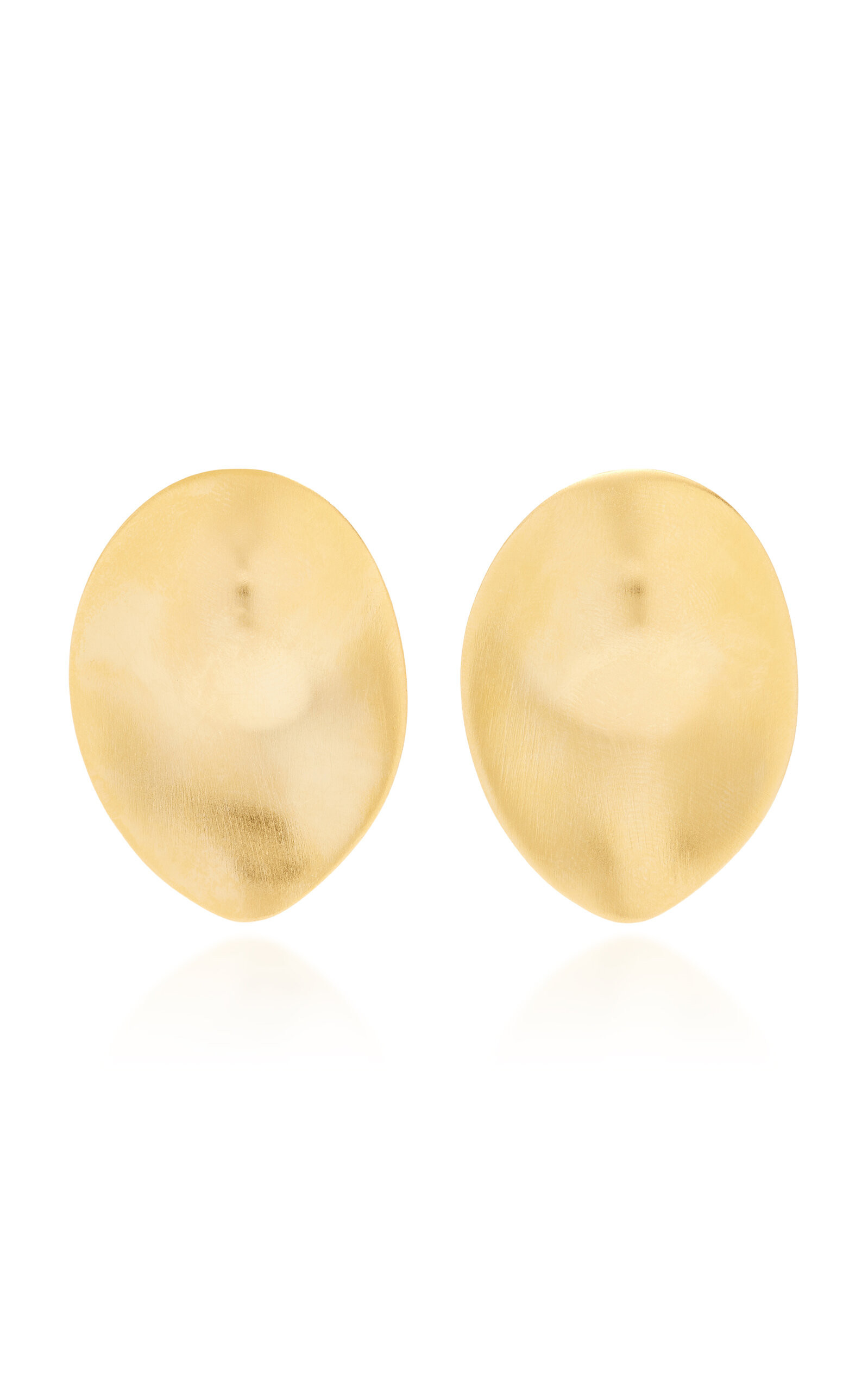 24K Gold-Plated Clip-On Earrings | Moda Operandi (Global)