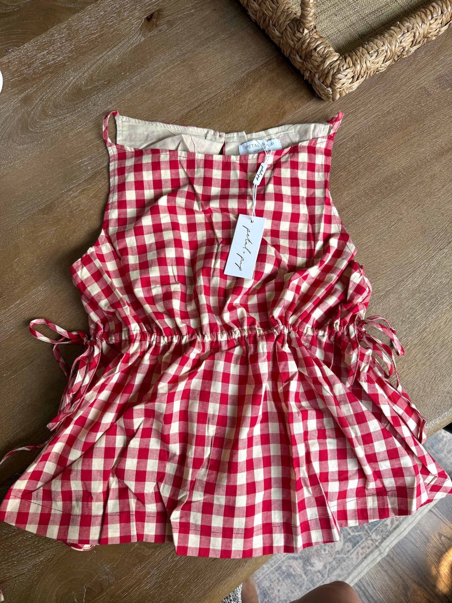 Flowy top from  @Petal & Pup size medium; has matching shorts but I would wear with denim

#LTKootd #LTKMidsize #LTKSeasonal