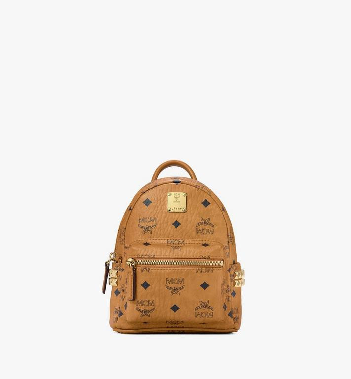 Stark Bebe Boo Side Studs Backpack in Visetos | MCM (US)